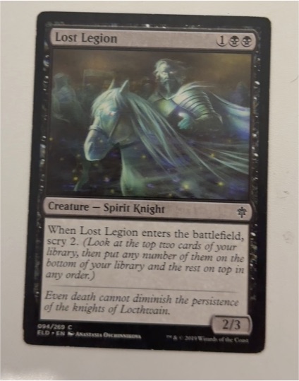 2019 Magic: The Gathering Throne of Eldraine #94 Lost Legion — front