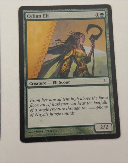 2008 Magic: The Gathering #127 Cylian Elf — front