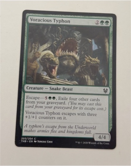 2020 Magic: The Gathering THB #203 Voracious Typhon — front