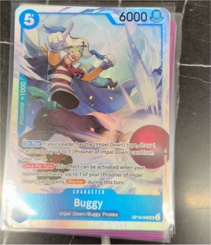 2023 Bandai One Piece Card Game OP16-048 Buggy — front