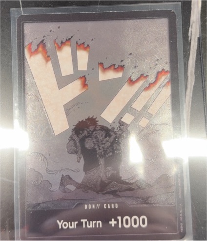2023 Bandai One Piece Don!! Card Your Turn +1000 Portgas D. Ace Promo Foil — front