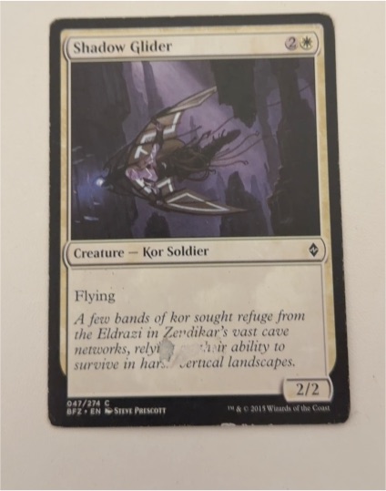 2015 Magic: The Gathering #47 Shadow Glider — front