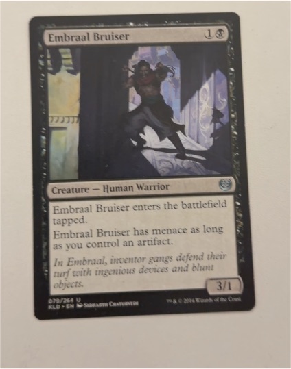2016 Magic: The Gathering Kaladesh #79 Embraal Bruiser — front