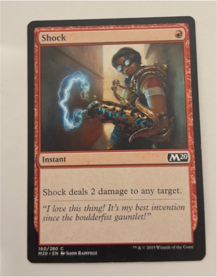2020 Magic: The Gathering Core Set 2020 #160 Shock — front