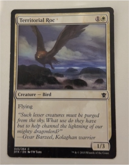 2015 Magic: The Gathering #43 Territorial Roc — front