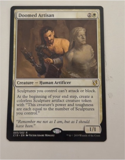 2019 Wizards of the Coast Commander 2019 #003 Doomed Artisan — front