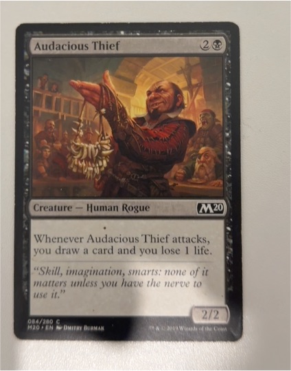 2020 Magic: The Gathering Core Set M20 #84 Audacious Thief — front