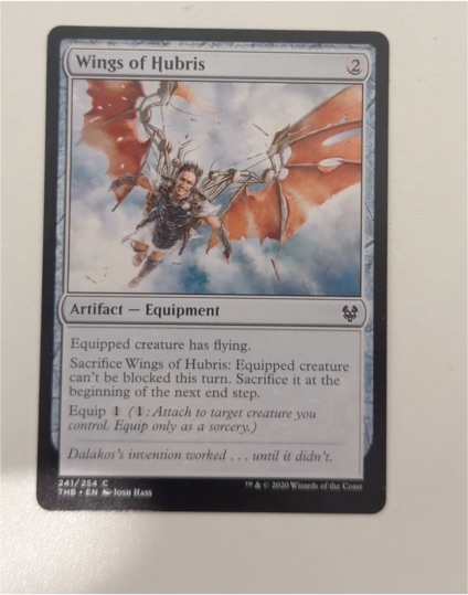 2020 Magic: The Gathering #241 Wings of Hubris — front