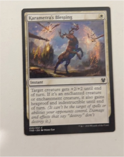 Karametra's Blessing 2020 Magic: The Gathering #26 Theros Beyond Death — front