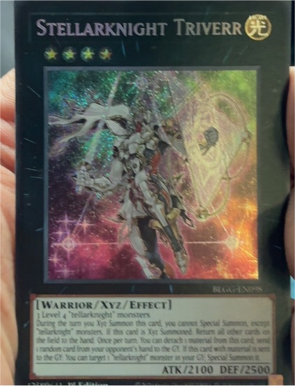 Yu-Gi-Oh! 2017 BLGG-EN098 Stellarknight Triverr — front