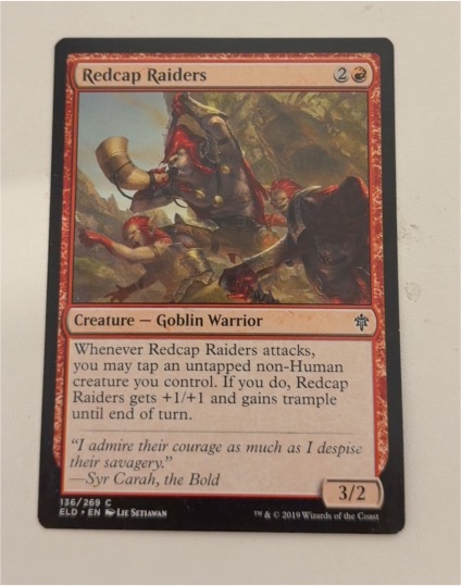 2019 Magic: The Gathering #136 Redcap Raiders — front