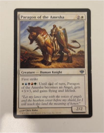 2009 Magic: The Gathering #14 Paragon of the Amesha — front