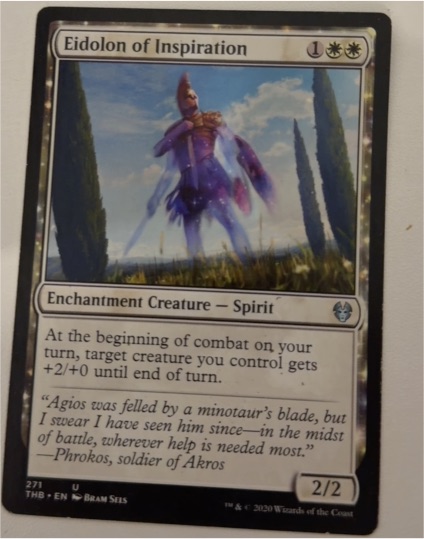2020 Theros Beyond Death #271 Eidolon of Inspiration — front