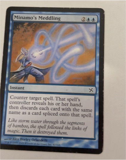 2005 Magic: The Gathering #42 Minamo's Meddling — front