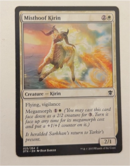 2015 Magic: The Gathering #25 Misthoof Kirin — front