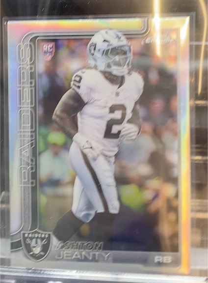 2025 Topps Chrome #322 Ashton Jeanty — front