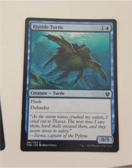 2020 Magic: The Gathering #61 Riptide Turtle — front