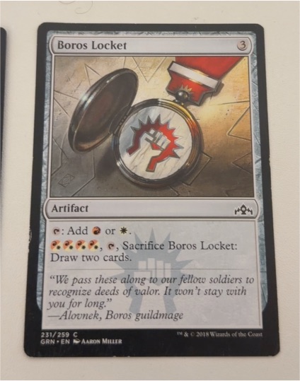 2018 Magic: The Gathering #231 Boros Locket — front