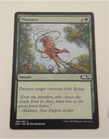 2020 Magic: The Gathering M20 #188 Plummet — front