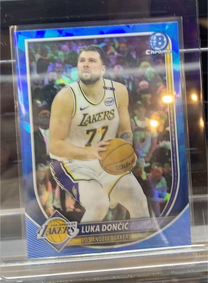 2025 Bowman Chrome #BCV-123 Luka Doncic — front