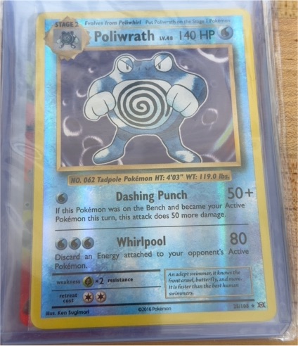 2016 Pokémon TCG XY Evolutions #25 Poliwrath — front