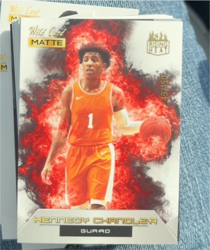 2022-23 Wild Card Matte Rising Heat #RH-16 Kennedy Chandler — front