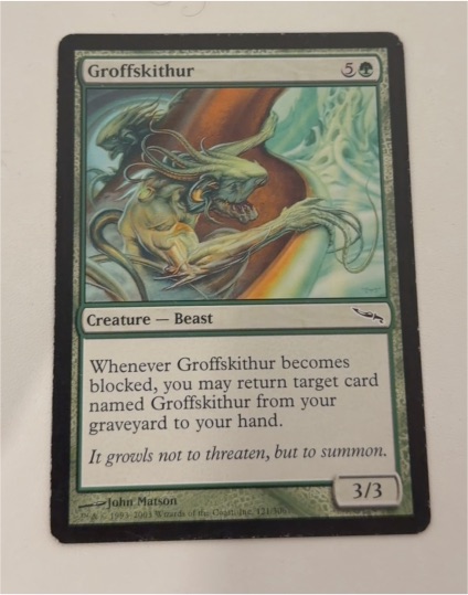 2003 Magic: The Gathering #121 Groffskithur — front
