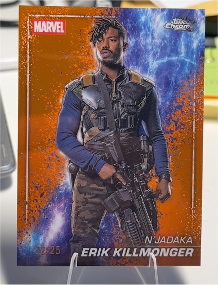 2025 Topps Chrome Marvel Studios #85 Erik Killmonger N'Jadaka — front