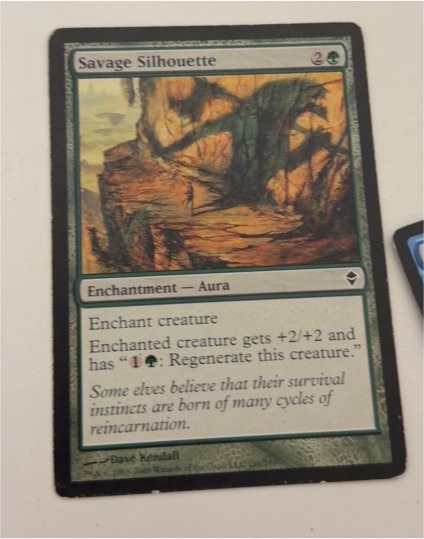 2009 Magic: The Gathering #181 Savage Silhouette — front