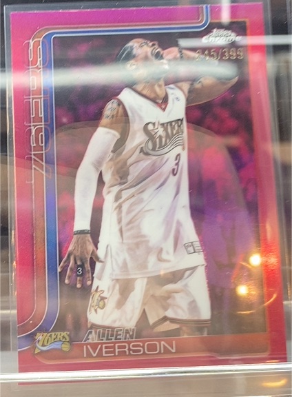 2026 Topps Chrome Update #145 Allen Iverson — front