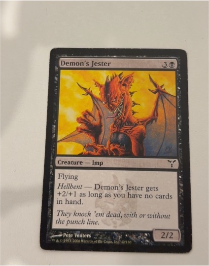 2006 Magic: The Gathering #42 Demon's Jester — front