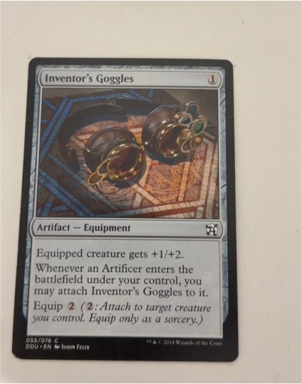 2016 Magic: The Gathering #55 Inventor's Goggles — front
