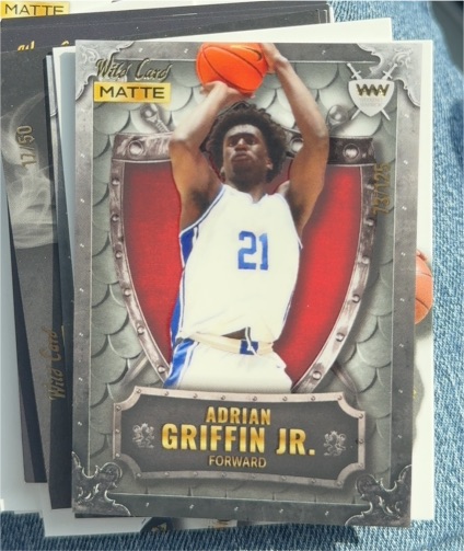 2022 Wild Card Matte #WW-1 Adrian Griffin Jr. — front