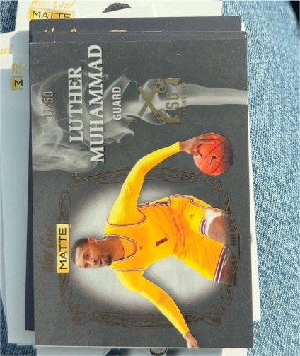 2022 Wild Card Matte #SG-17 Luther Muhammad Smoking Gun — front