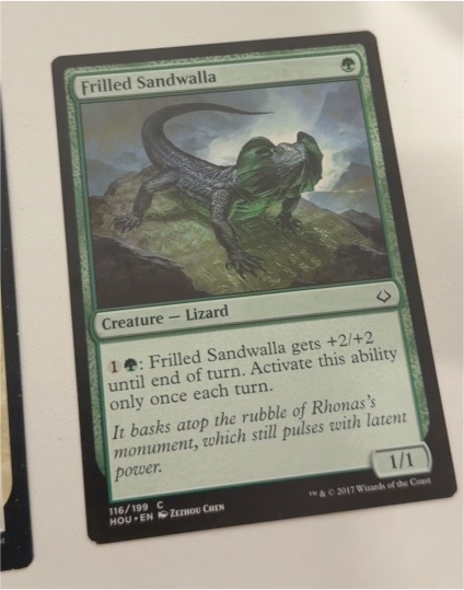 2017 Magic: The Gathering #116 Frilled Sandwalla — front