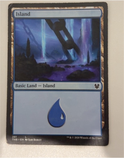 2020 Magic: The Gathering #281 Island — front