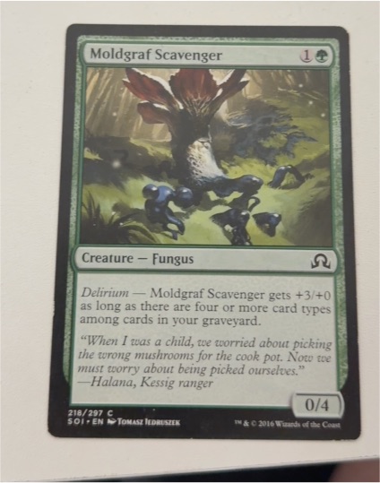 2016 Magic: The Gathering #218 Moldgraf Scavenger — front