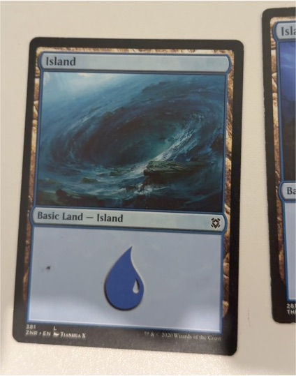 2020 Magic: The Gathering #381 Island — front