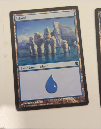 2013 Magic: The Gathering #235 Island — front