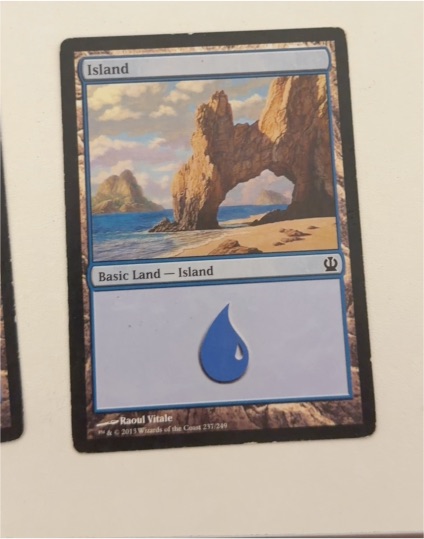 2013 Magic: The Gathering Theros #237 Island — front