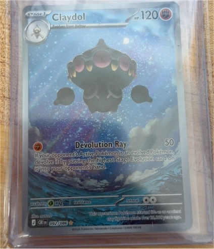 2026 Pokemon Chaos Rising #092 Claydol — front