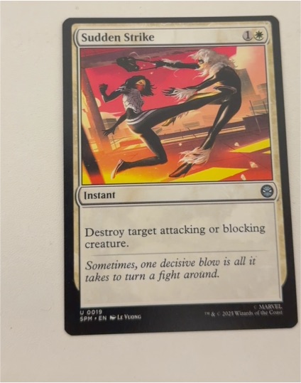 2025 Magic: The Gathering SPM #19 Sudden Strike — front