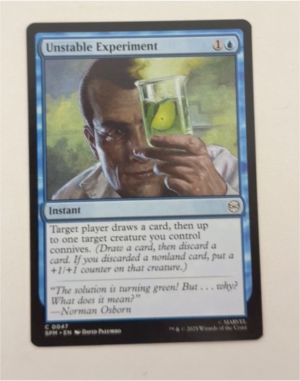 2026 Magic: The Gathering #47 Unstable Experiment — front