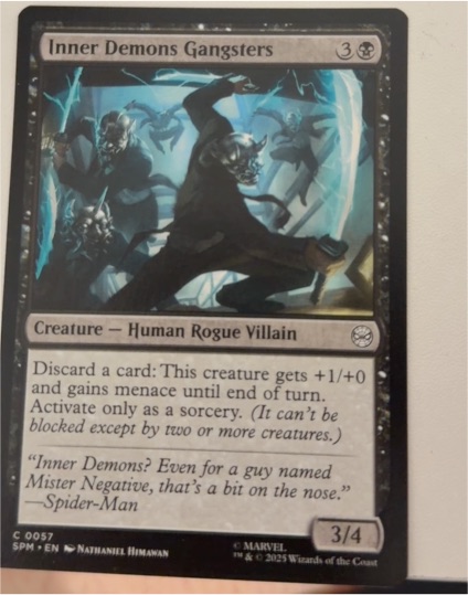 2025 Magic The Gathering #0057 Inner Demons Gangsters — front