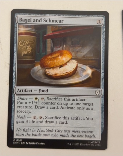 2025 Magic: The Gathering #0161 Bagel and Schmear — front