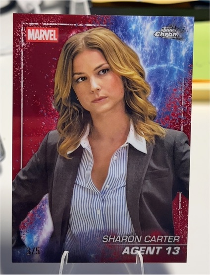 2025 Topps Chrome Marvel Studios #39 Sharon Carter Agent 13 — front