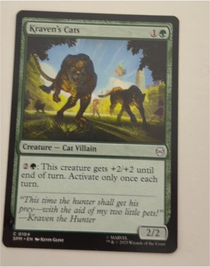 2025 Magic: The Gathering #104 Kraven's Cats — front