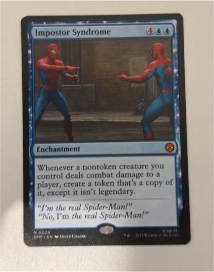 2023 Marvel's Spider-Man MTG #0034 Impostor Syndrome — front