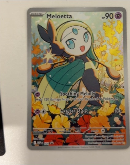 2025 The Pokémon Company Meloetta 026 ME: Mega Evolution Promo — front