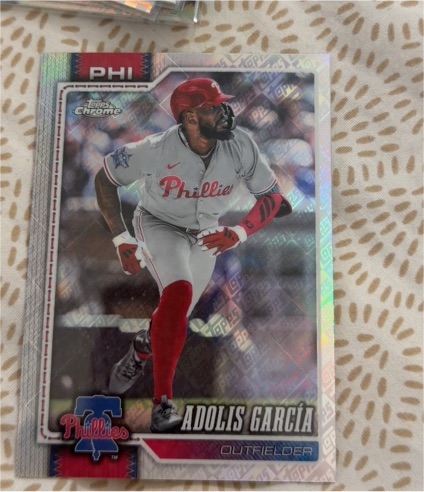 2026 Topps Chrome #206 Adolis García — front